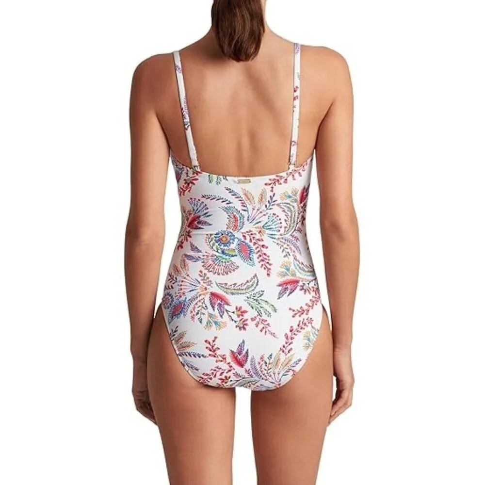 Lauren Ralph Lauren Printed One-Piece Swimsuit - Fleurette - Picture 9 of 9